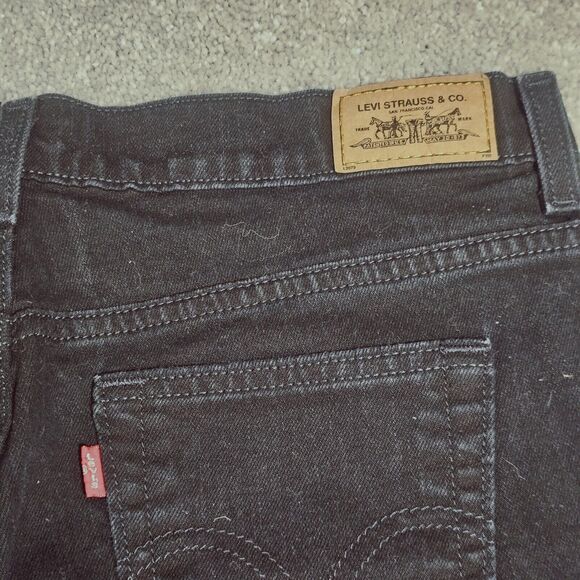 Levis 515 Jeans Women's 12M Black Classic Bootcut Mid Rise Throwback Style Y2K - Picture 9 of 9